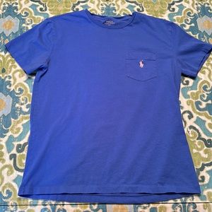dark blue polo ralph lauren tee